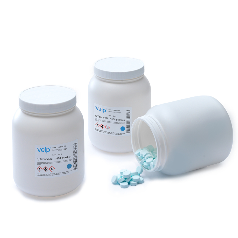 Pastiglie Catalizzatrici Kjeltabs VCM Pz 1000 3 5 G K2SO4 0 1 G 